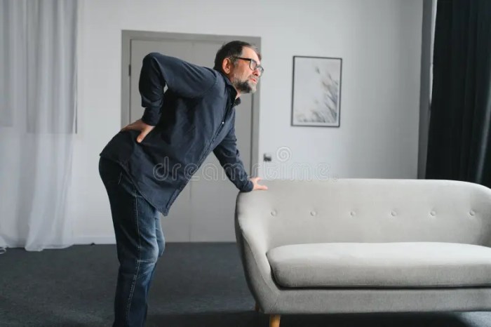 Back pain in elderly people